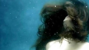 Underwater Fun With Lovely Brunette