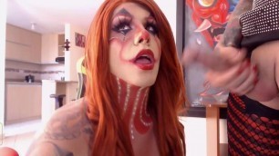 Pennywise  Duo tranny tug and suck for Halloween special