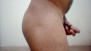 Cute booty big cock boy masturbation