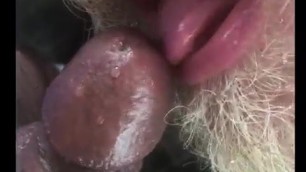 Son pissing dady mouth and cum