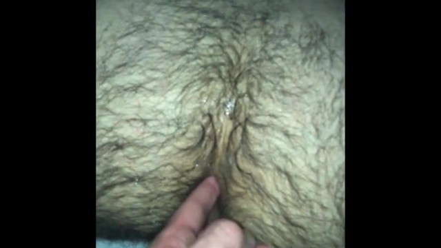Extremely hairy hole fucked raw and fingered by smooth daddy