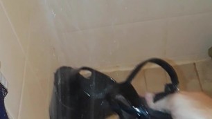 HookerLover whore's heels shower fuck