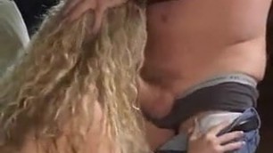 Anal threesome for Blonde Swinger