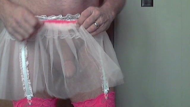 SO MUCH CUM pink mini skirt