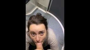 Convinced her to Suck me off in the Train Toilet - Edward Zafira