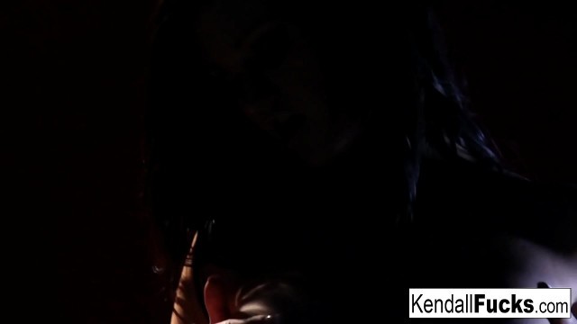 Kendall has way too much fun getting her pussy all wet&excl;